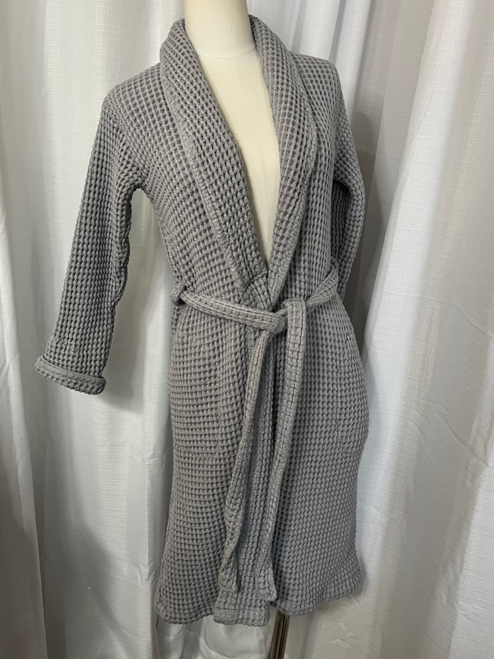 Brooklinen Dreamweave Waffle Knit Cotton Robe